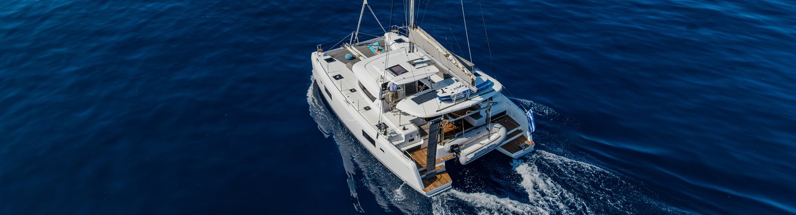 Catamaran Joy in the Greek Islands