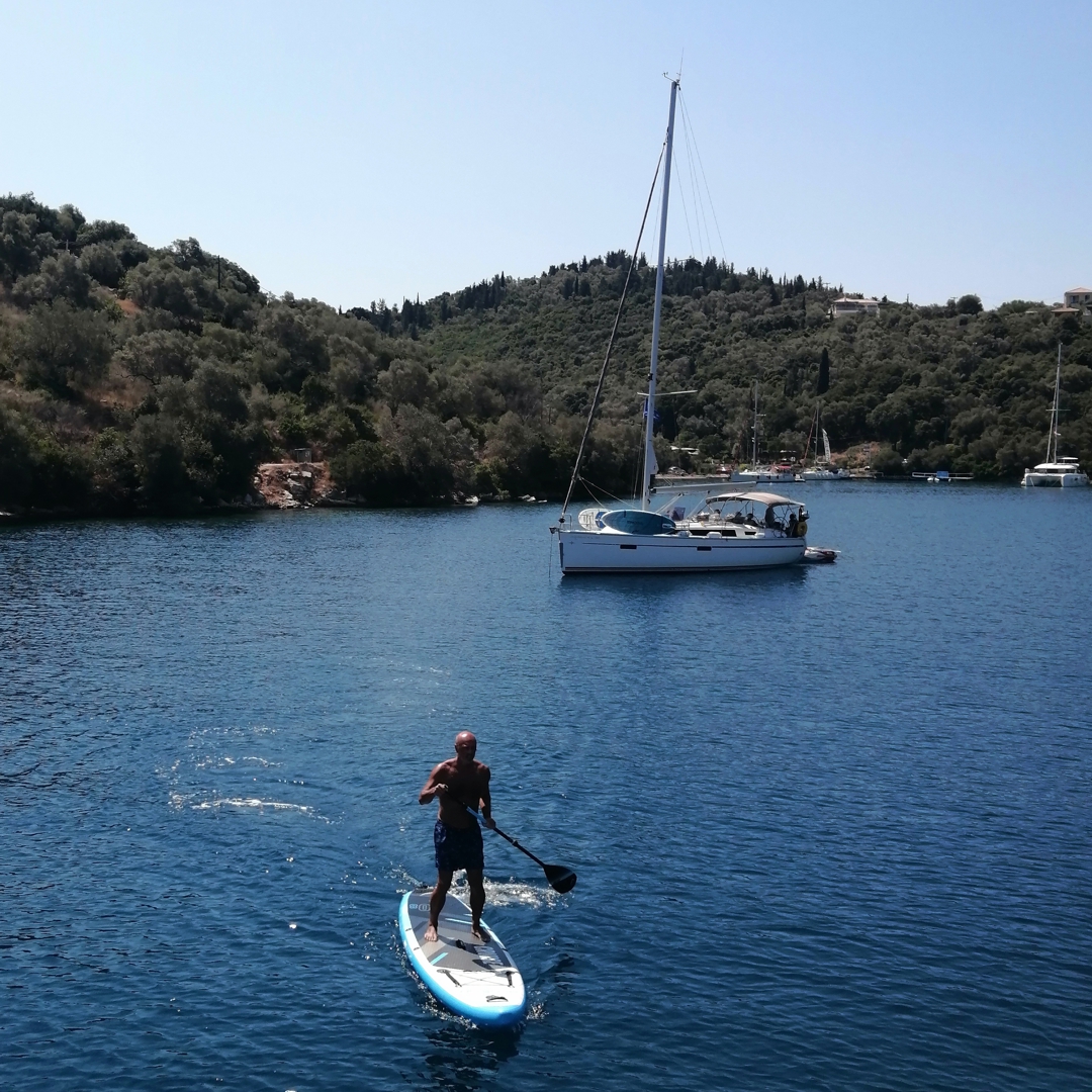 Paddleboarding Meganisi Island